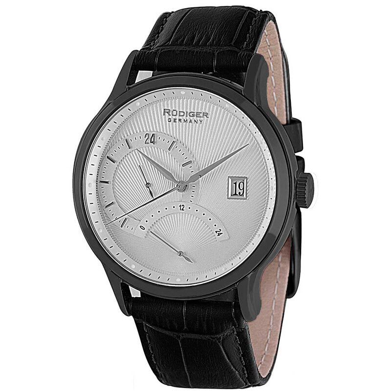 Rudiger Aachen R2700-13-007 men's watch with silver dial