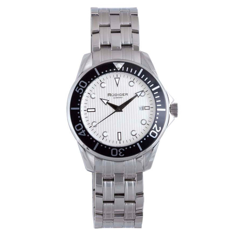 Rudiger Chemnitz R2000-04-001 men's watch with white dial