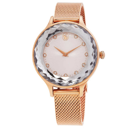 Swarovski Octea Nova Rose Gold-Tone Stainless Steel Ladies Watch 5650011