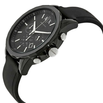 Armani Exchange Active Chronograph Black Rubber Men's Watch AX1326