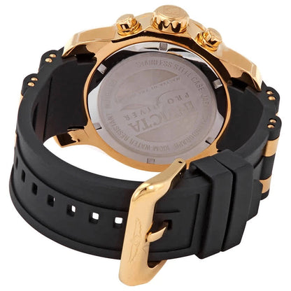 Invicta Pro Diver Chronograph Black Semi-Transparent Dial Men's Watch 6981