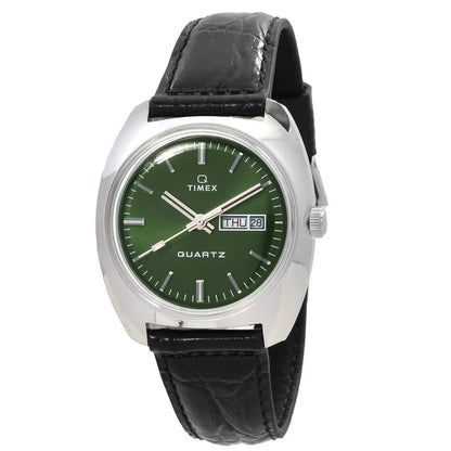 Timex Green Face Stainless Steel Men's Luxury Watch - TW2W44700