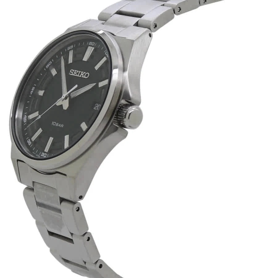 Seiko Green Face Stainless Steel Men's Luxury Watch - SUR503P1