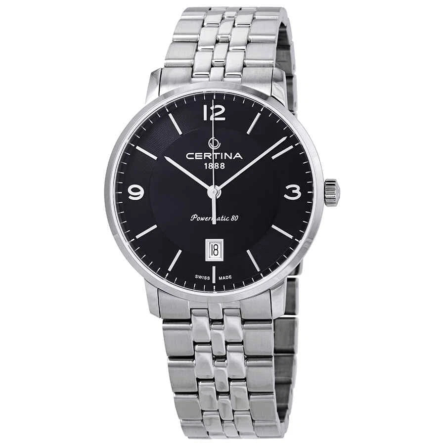 Certina DS Caimano Powermatic 80 Black Dial Men's Watch C035.407.11.057.00