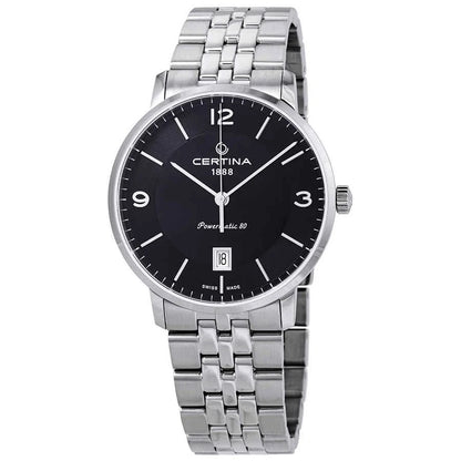 Certina DS Caimano Powermatic 80 Black Dial Men's Watch C035.407.11.057.00