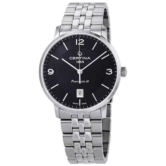 Certina DS Caimano Powermatic 80 Black Dial Men's Watch C035.407.11.057.00