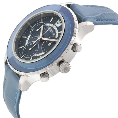 Swarovski Octea Lux Chrono Chronograph Quartz Blue Dial Ladies Watch 5580600