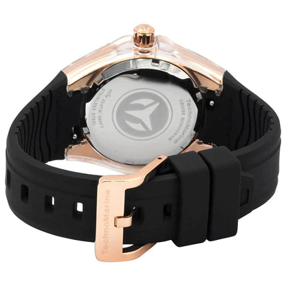 Technomarine Cruise 40mm Rose Gold-Tone Black Dial Women's Watch TM-121176