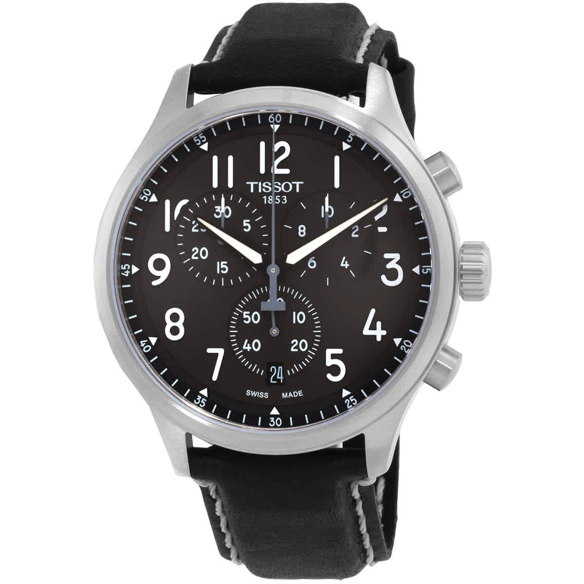 Tissot Anthracite Face Stainless Steel Men's Luxury Watch - T116.617.16.062.00