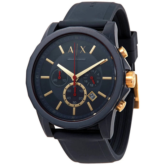Armani Exchange Outerbanks Men's Blue Chronograph Watch AX1335