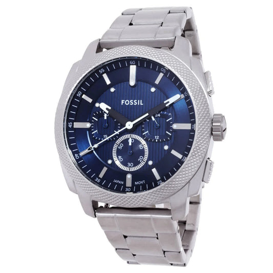 Fossil Machine Chronograph Quartz Blue Dial Men's Watch FS6096