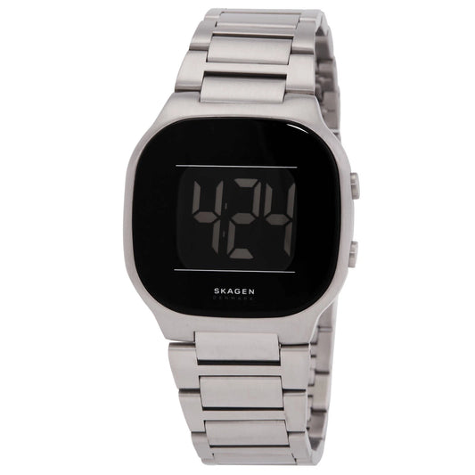 Skagen Mellem Quartz Black Dial Stainless Steel Unisex Watch SKW6948