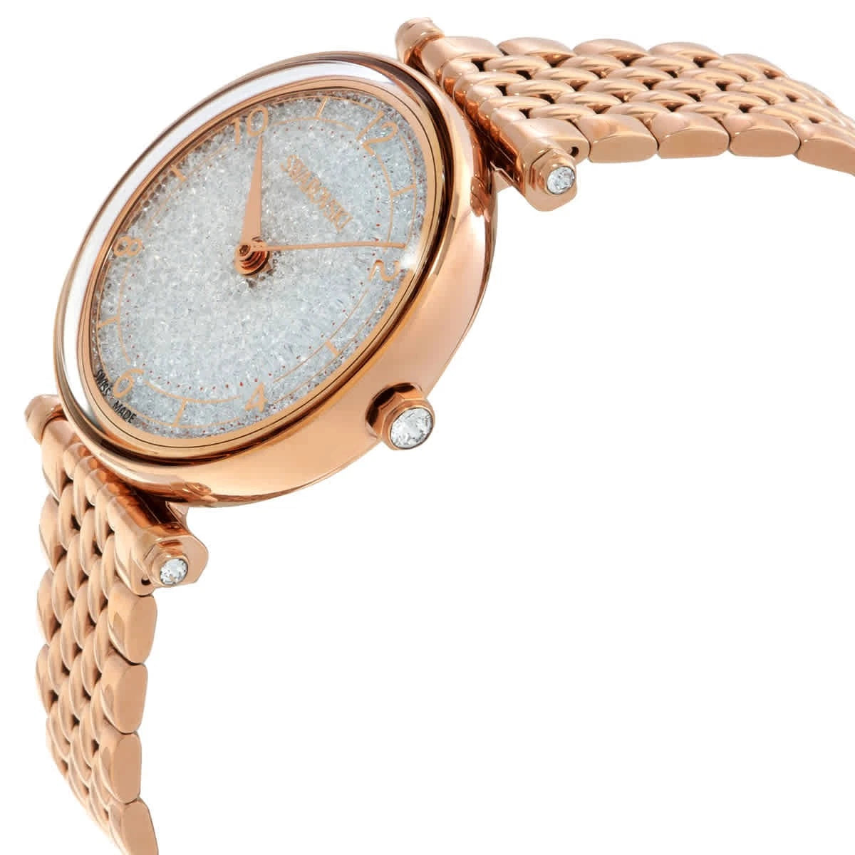 Swarovski Crystalline Wonder Quartz Rose Gold PVD Ladies Watch 5656911