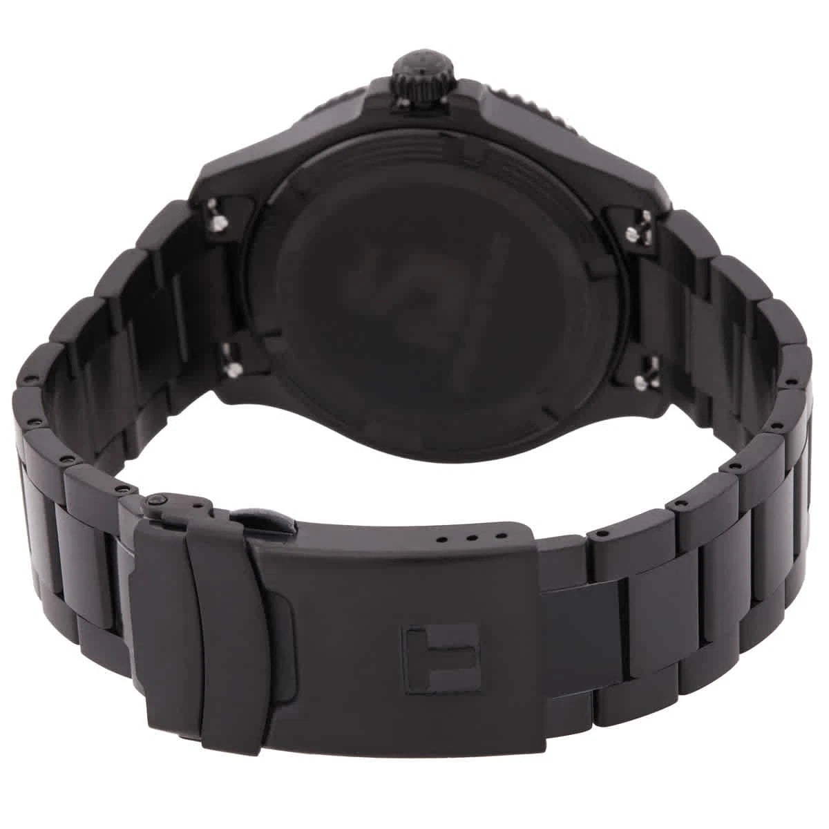 Tissot Black Face Stainless Steel Men's Luxury Watch