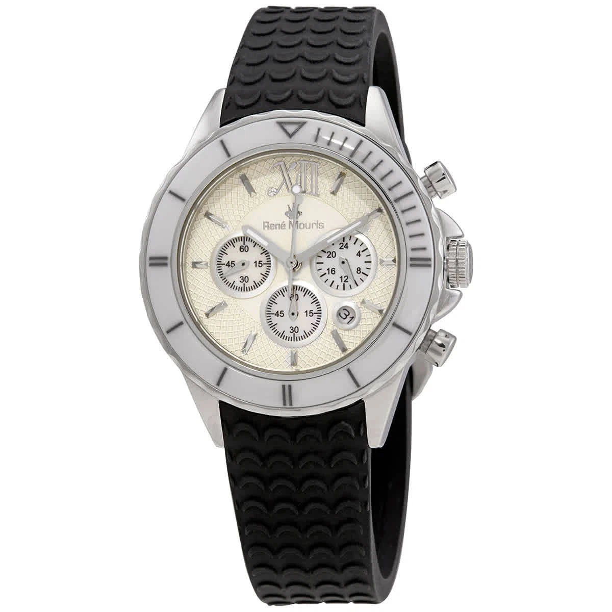 Rene Mouris Dream I Chronograph Silver Dial Ladies Watch 50108RM1