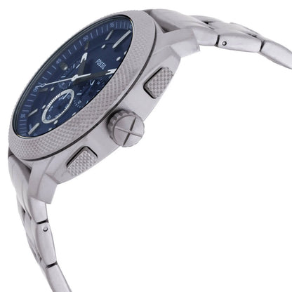 Fossil Machine Chronograph Quartz Blue Dial Men's Watch FS6096