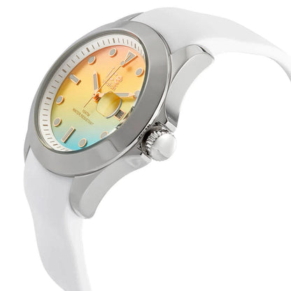 Ice-Watch Sunset Rainbow Dial White Rubber Ladies Watch 020385