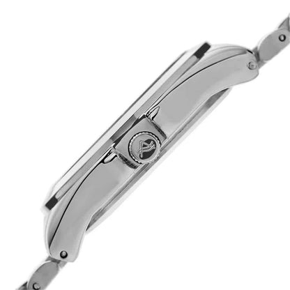 August Steiner Women's AS8150SS Quartz Blue Dial Silver-Tone Watch