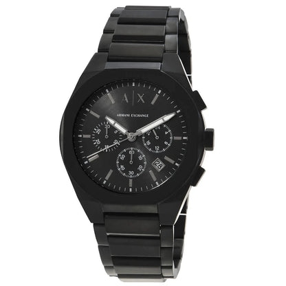 Armani Exchange Rafael Black Chronograph Stainless Steel Men's Watch AX4183