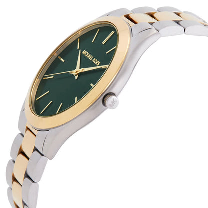 Michael Kors Slim Runway Quartz Green Dial Men's Watch MK9149