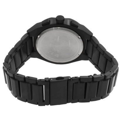Armani Exchange Rafael Black Chronograph Stainless Steel Men's Watch AX4183