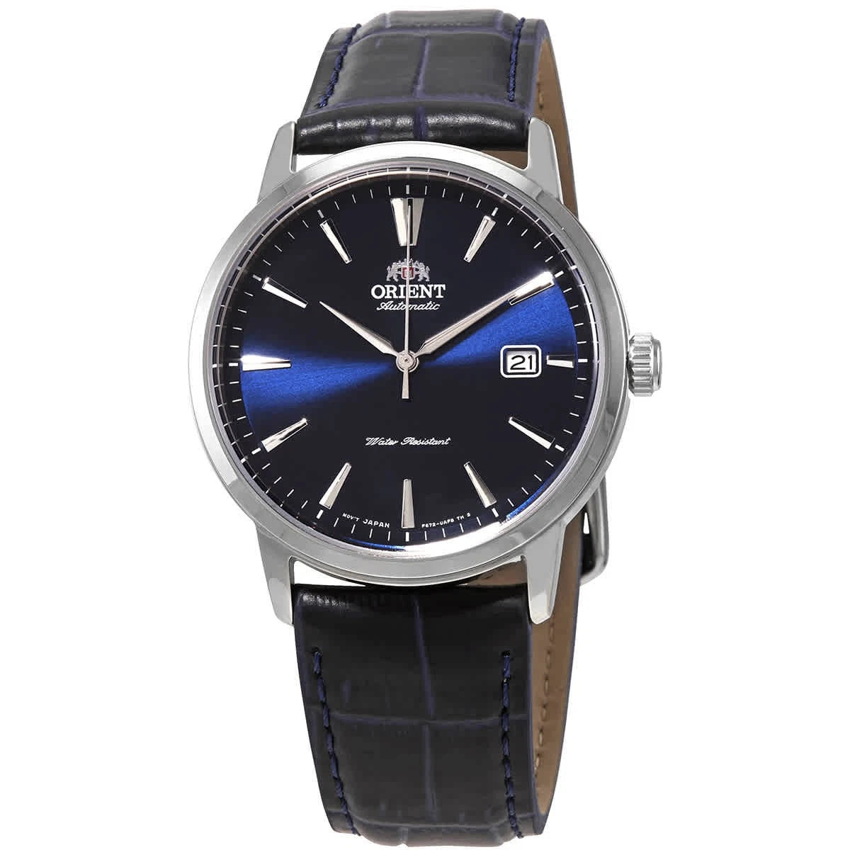 Orient Bambino Automatic White Dial Black Leather Men's Watch RA-AC0F06L10B