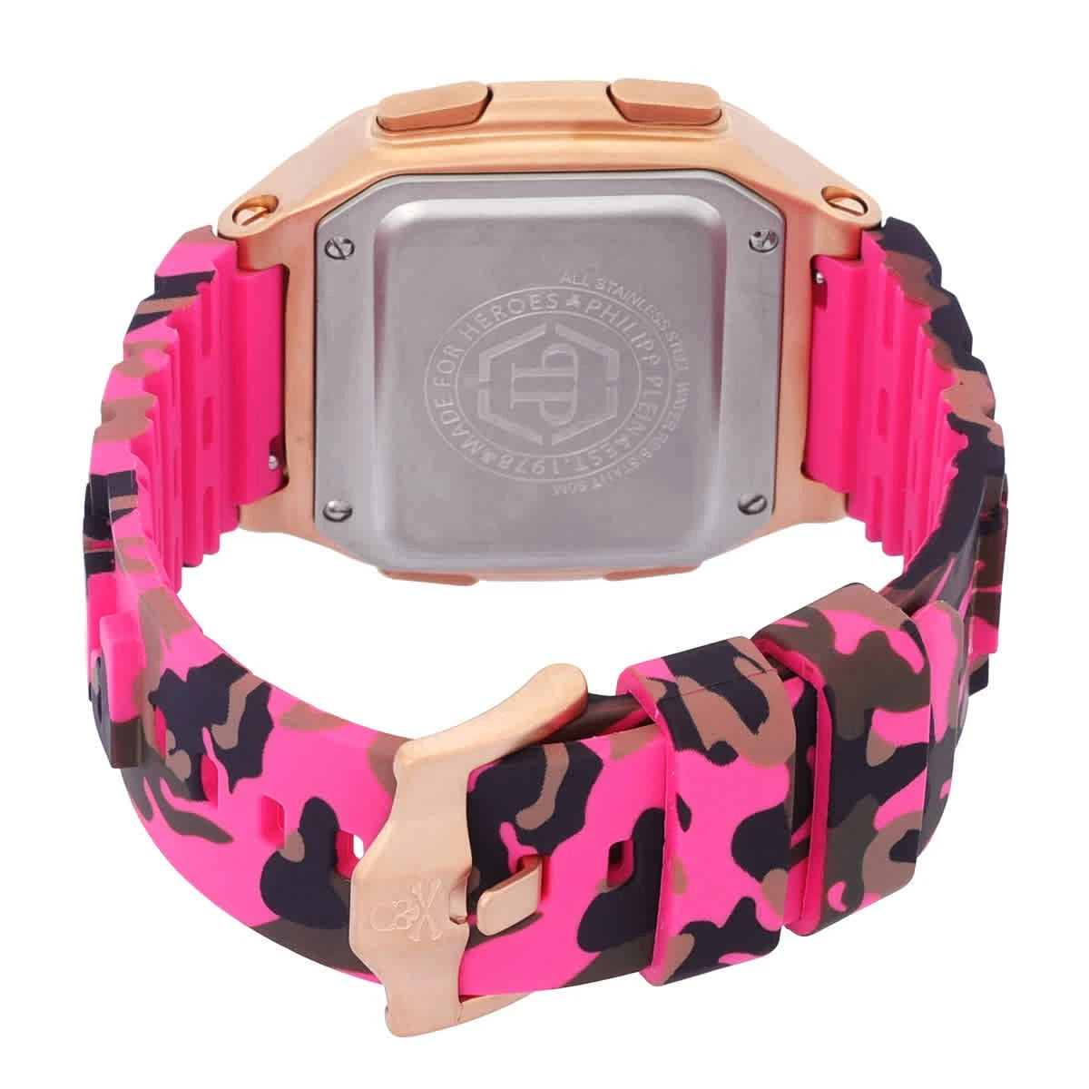 Philipp Plein Hyper Shock Quartz Digital Black Dial Unisex Watch PWHAA1622