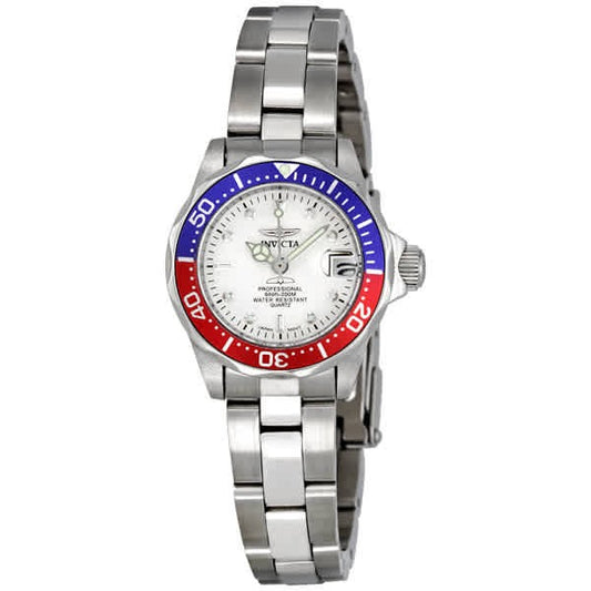 Invicta White Face Stainless Steel Men's Luxury Watch - 8940
