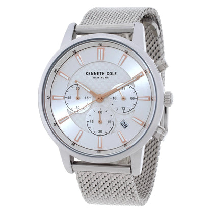 Kenneth Cole Sport Chronograph Quartz Silver Dial Men's Watch KCWGK2184704