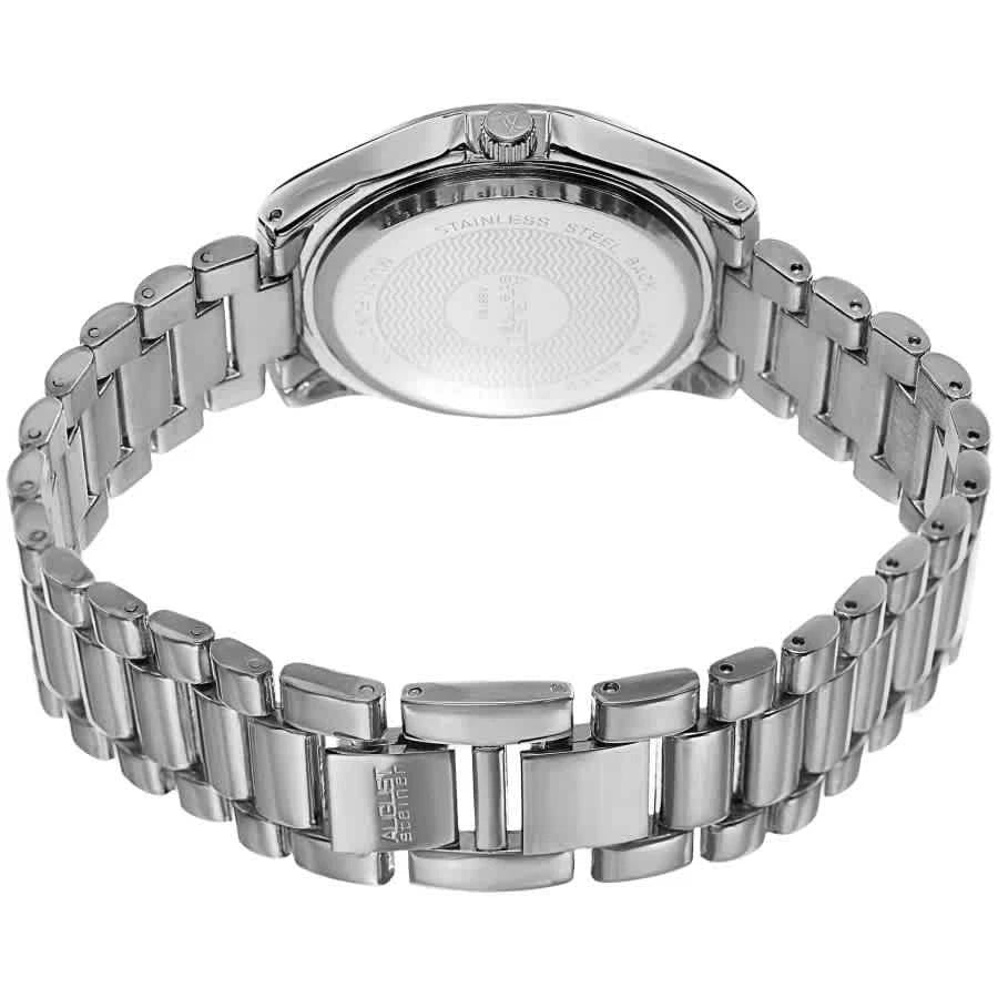August Steiner Women's AS8150SS Quartz Blue Dial Silver-Tone Watch