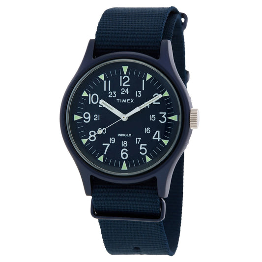 Timex Blue Face Stainless Steel Men's Luxury Watch - TW2R37300