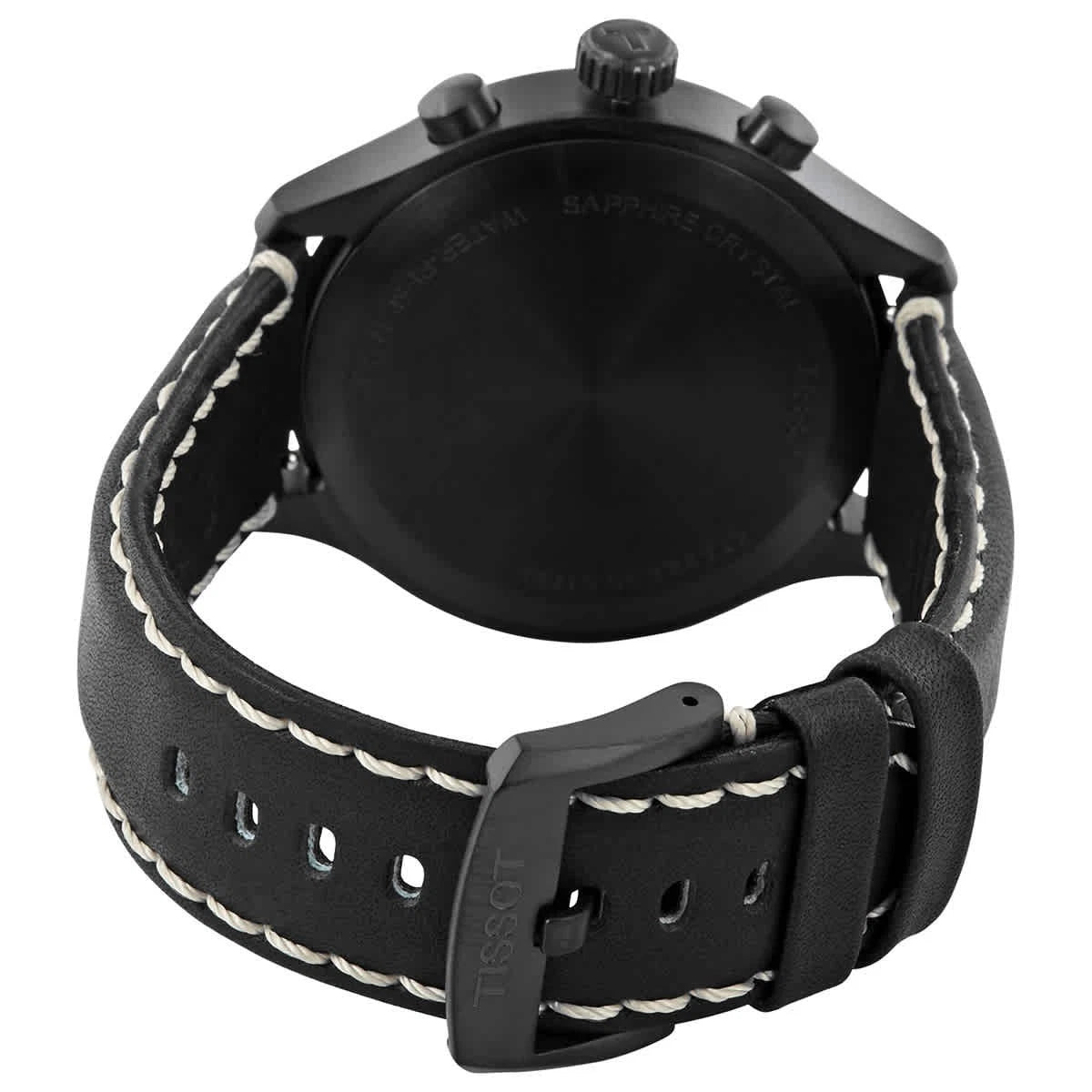 Tissot Black Face Stainless Steel Men's Luxury Watch - T116.617.36.052.02
