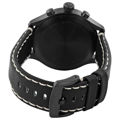 Tissot Black Face Stainless Steel Men's Luxury Watch - T116.617.36.052.02