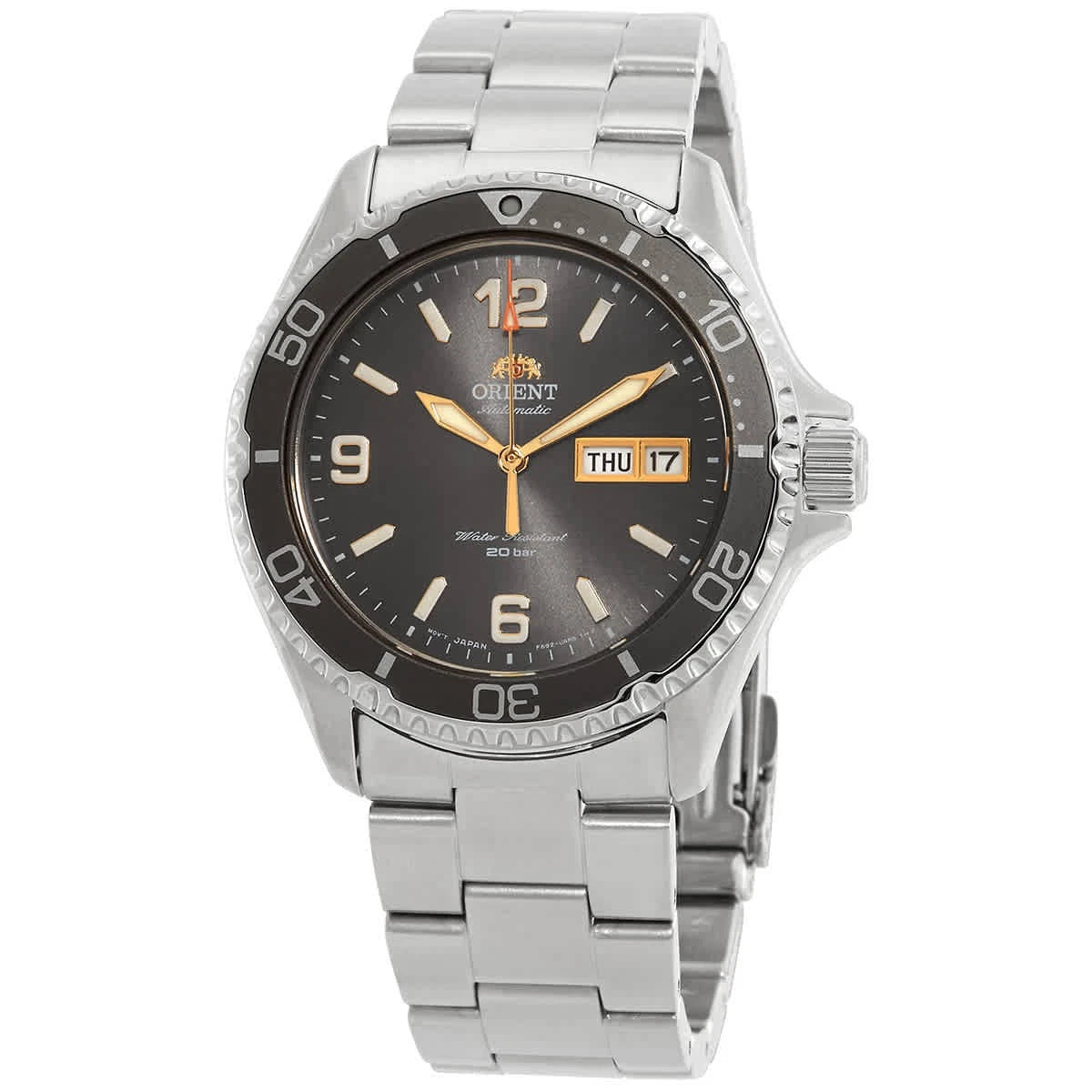 Orient Mako Automatic Red Dial Stainless Steel Men's Watch RA-AA0814R19B