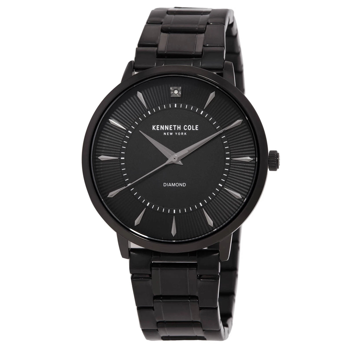 Kenneth Cole Diamond Quartz Black Dial Men's Watch KCWGG2653009