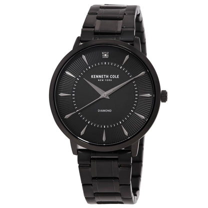 Kenneth Cole Diamond Quartz Black Dial Men's Watch KCWGG2653009