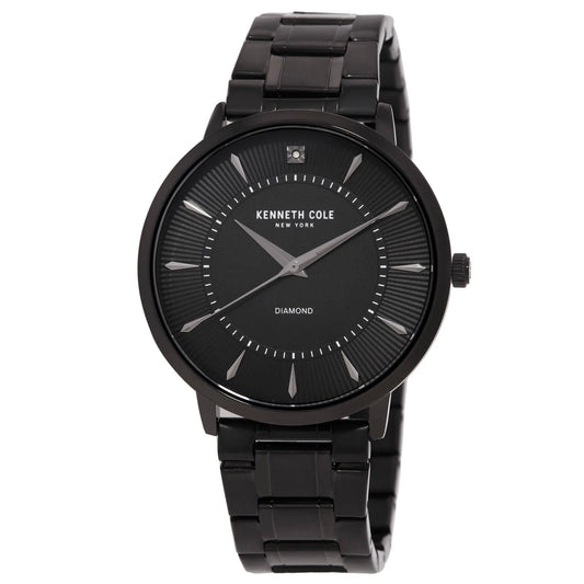 Kenneth Cole Diamond Quartz Black Dial Men's Watch KCWGG2653009