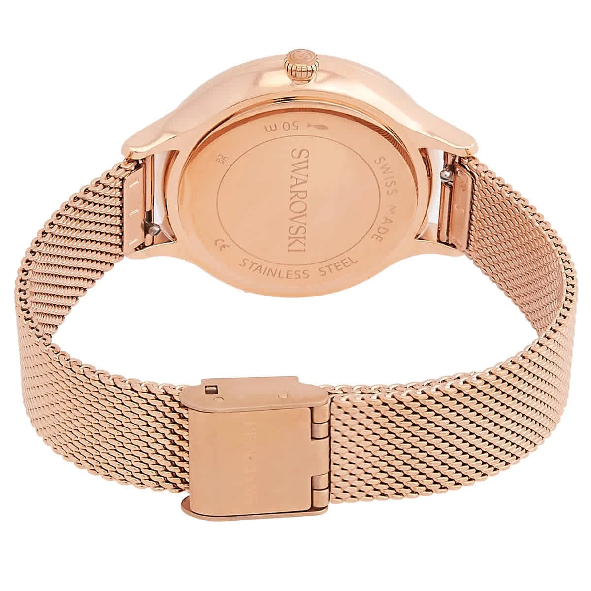 Swarovski Octea Nova Rose Gold-Tone Stainless Steel Ladies Watch 5650011
