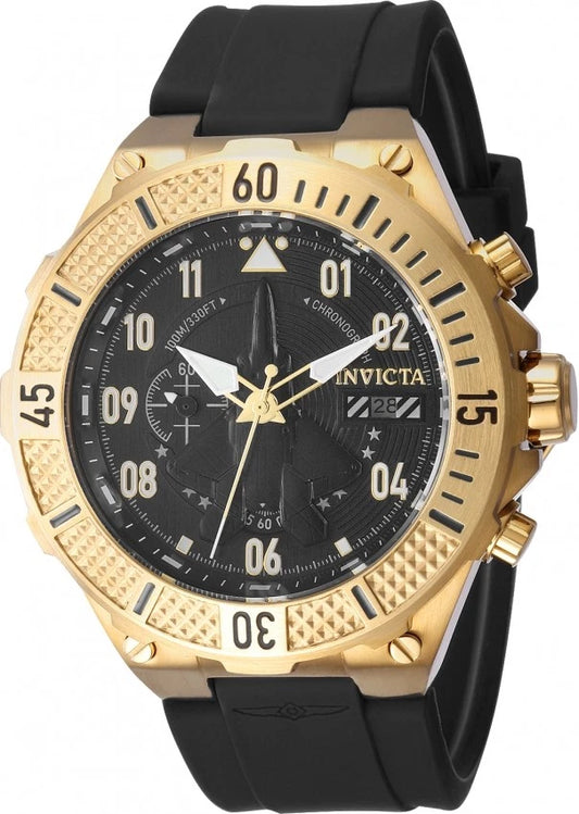 Invicta Aviator Chronograph Quartz Black Dial Men's Watch 39889