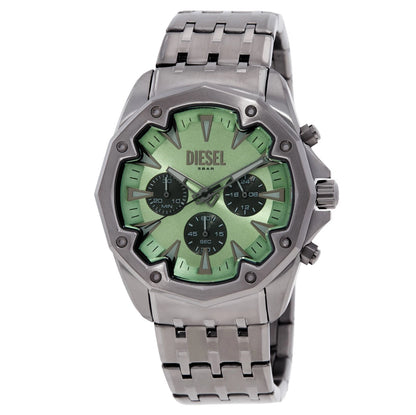 Diesel Stinger Chronograph Quartz Green Dial Men's Watch DZ4711