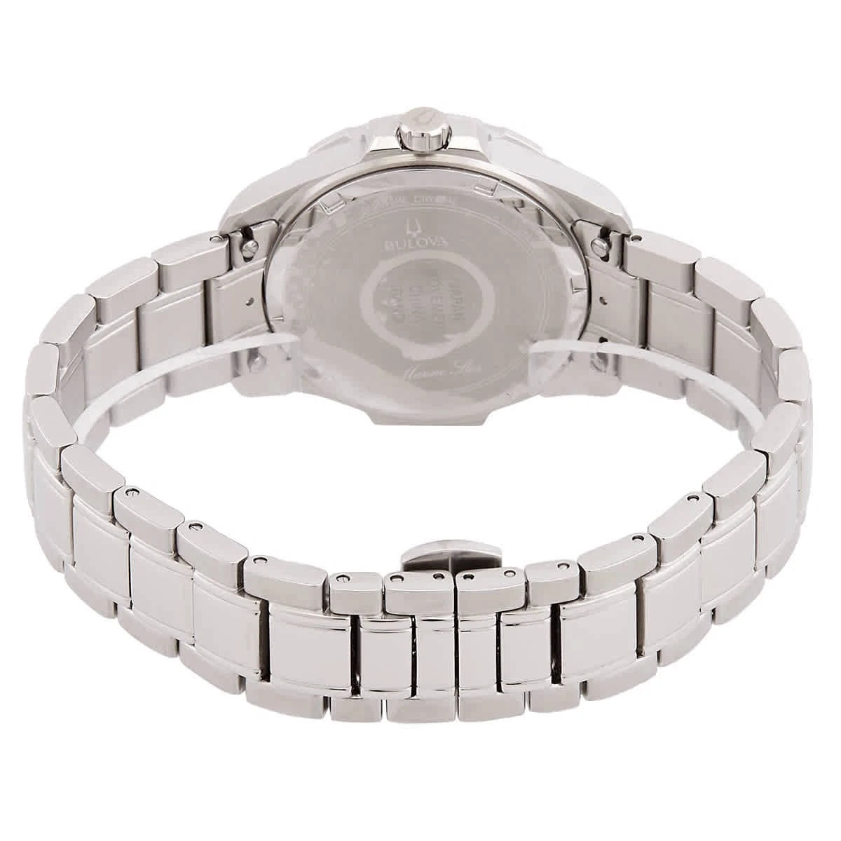 Bulova Marine Star 36mm Blue Dial Stainless Steel Women's Watch 96P248