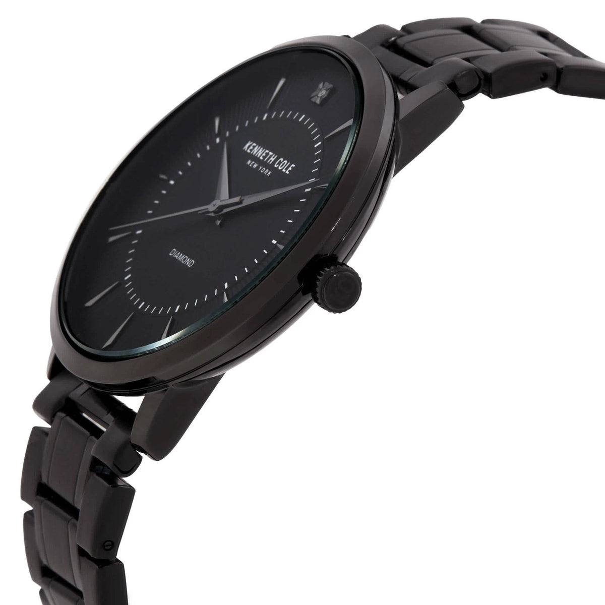 Kenneth Cole Diamond Quartz Black Dial Men's Watch KCWGG2653009