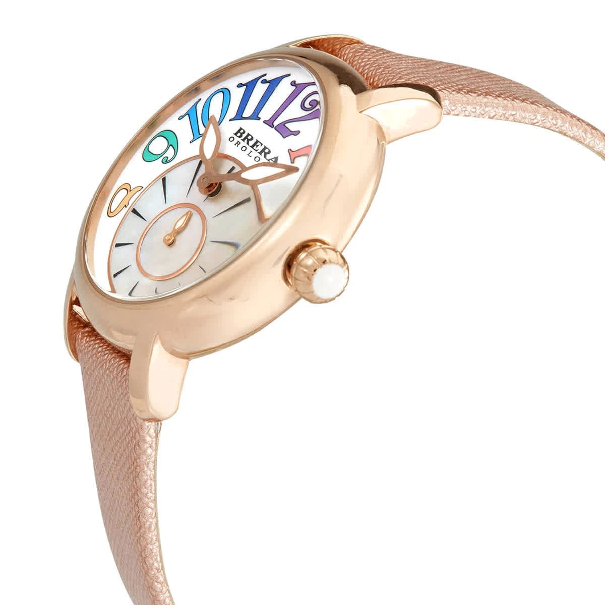 Brera Orologi Valentina Modern Women's Rose Gold Stainless Steel Watch BRVAMO3802-RGD-SAF