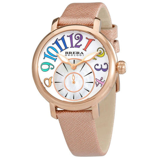Brera Orologi Valentina Modern Women's Rose Gold Stainless Steel Watch BRVAMO3802-RGD-SAF