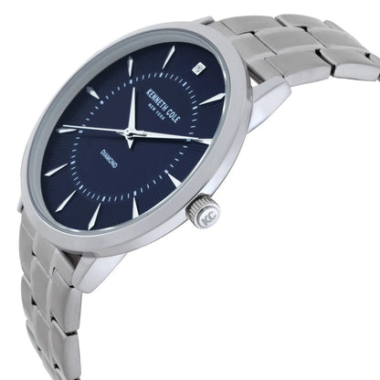 Kenneth Cole Diamond Quartz Blue Dial Men's Watch KCWGG2653011