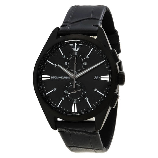 Emporio Armani Chronograph Quartz Black Dial Men's Watch AR11483