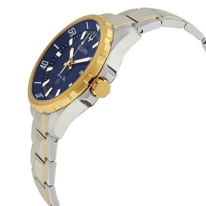 Bulova Marine Star Chronograph Blue Dial Men's Watch 98B384