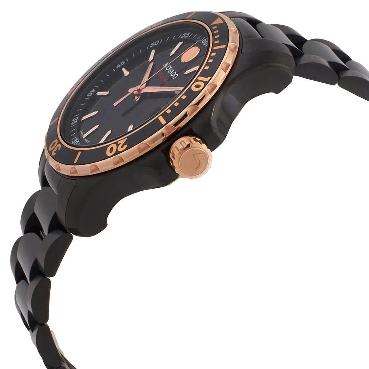 Movado Series 800 Quartz Black Dial Men's Watch 2600162