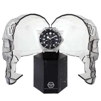 Philipp Plein The Skull Diver Quartz Black Dial Men's Watch PWOAA0122