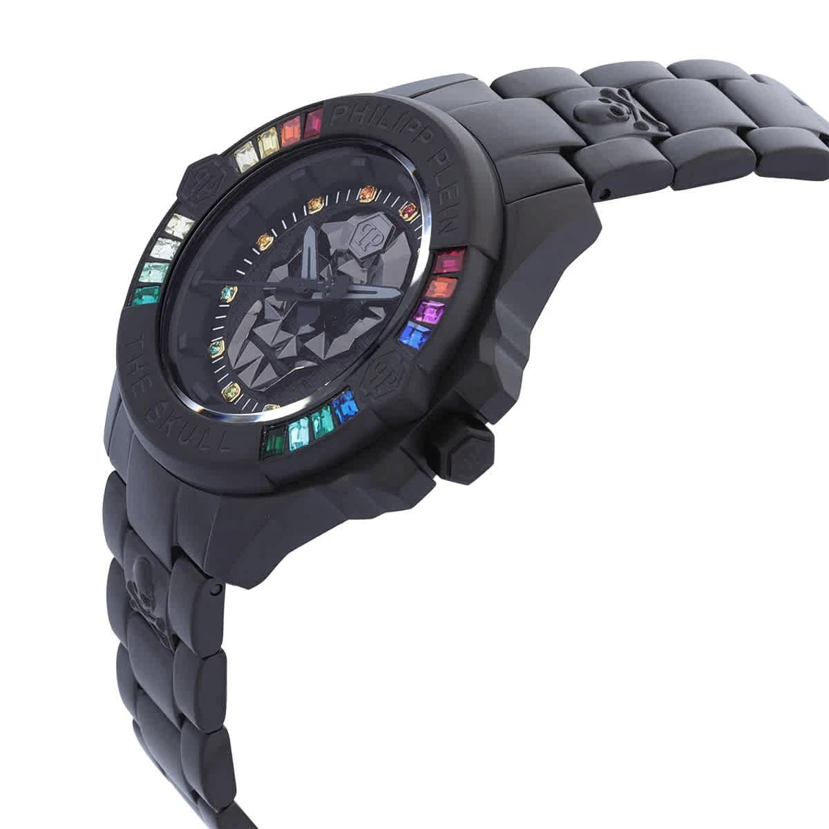 Philipp Plein The Skull Quartz Crystal Black Dial Unisex Watch PWNAA0522